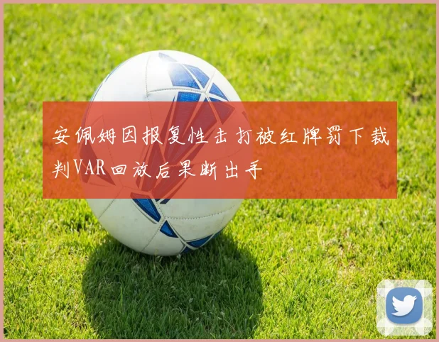 安佩姆因报复性击打被红牌罚下裁判VAR回放后果断出手
